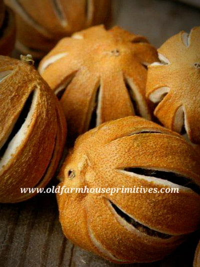 #LV7 Primitive Dried Whole Slit Oranges 🍊 (Bag Of 3) – Old Farmhouse ...