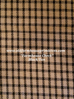 #FHC2 Farmhouse Check Black And Tan