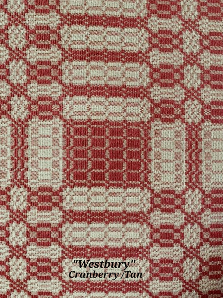 #PCT25 Westbury Cranberry And Tan Textile