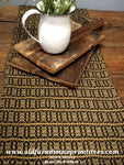 #PCT37 Acorn Weave Black, Tan And Wheat Textile