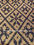 #PCT33 Country Meadow "Navy And Tan" Textile~ Discontinued