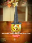 #MBGF16 Meadowbrooke Gourd "Fiona" Witch Miniature Head (Made In USA)