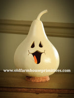 #MBGF42 Meadowbrooke Gourd "Jake" Miniature Ghost Head (Made In USA)