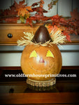 #MBGF55 Meadowbrooke Gourd "Sawyer" Scarecrow Large Lit (Made In USA)
