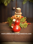 #MBGW34 Meadowbrooke Gourd "Tiny Philip Three Tier" Tiny Winter Friends (Made In USA)