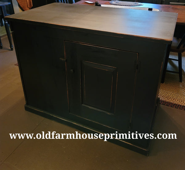 #STPU15 Kitchen Island With Two Tilt Out Receptacle Bins