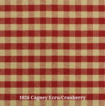 1026 Cagney Ecru/Cranberry (A) Furniture Upholstery Fabric