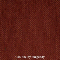 1027 Shelby Burgundy (A) Furniture Upholstery Fabric