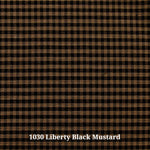 1030 Liberty Black Mustard (A) Furniture Upholstery Fabric