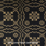 2017 Lovers Knot Linen Black (B) Furniture Upholstery Fabric