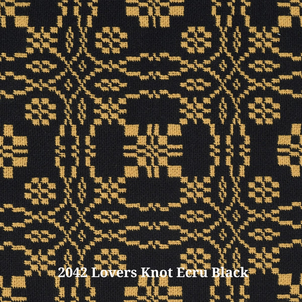 2042 Lovers Knot Ecru Black(B) Furniture Upholstery Fabric