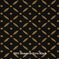 2051 Monarch Ecru Black(B) Furniture Upholstery Fabric