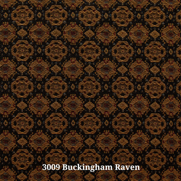 3009 Buckingham Raven (C) Furniture Upholstery Fabric