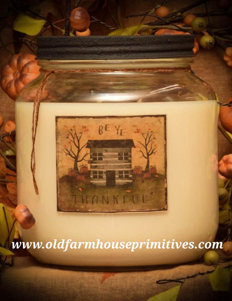 #HSAS4 Primitive Soy Candle "Autumn Splendor" 64 oz. (Made In USA)
