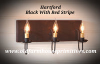 Primitive Vanity Light in Hartford Colors