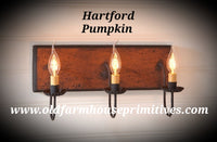 Primitive Vanity Light in Hartford Colors