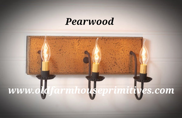 Primitive sales vanity lights
