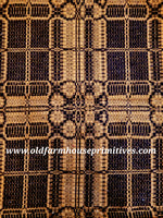 #PCT28 Yorktown Weave Black And Mustard Textile #1 Seller ♥️