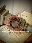 #LHF14 Fall "Pumpkin" Heart Berries Candle Ring  12"