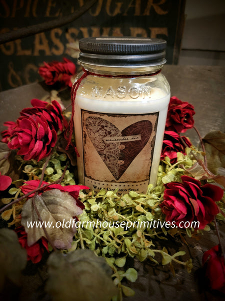 DAWHRT Primitive Heart Ornament ♥️ – Old Farmhouse Primitives