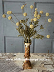 #LV6629 Fall Garden Bliss "Wind Dancer" Cream Bush