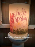 #CRDS001 "Hello Spring" Bunny Sleeve