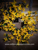 #17157D Spring "FORSYTHIA" Candle Ring