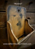 #DAW7 Primitive Distressed Wood Counter Display Box (Made In USA)
