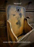 #DAW7 Primitive Distressed Wood Counter Display Box (Made In USA)