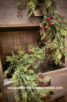 #SVMLF Mini Leaf & Berry Garland 6ft