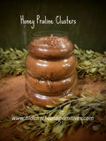 #JBH41 "HONEY PRALINE CLUSTERS" Large Beehive 🐝 Jar Candle