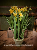 #SVDAFY Realistic "Yellow Mini Potted Daffodil"