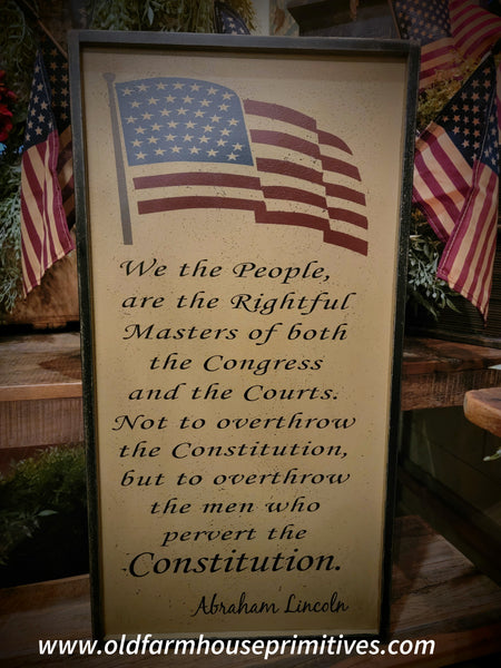 #CTWTP "We The People" 🇺🇲 Wood Sign  (Made In USA)