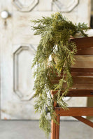 #ACH9 Alpine Cedar Hanging 34" With Pinecones 🌲