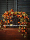 #RH28  Primitive Fall Orange Sienna Hops Stem ★ #1 SELLER BACK IN STOCK