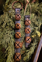 #BELLRST Primitive Jingle Bells "Rusty" Leather Bell Straps 🔔  MADE IN THE USA!