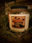 #HS51 Primitive Soy Blend "Harvest" Half Gallon Jar Candle (Made IN USA)