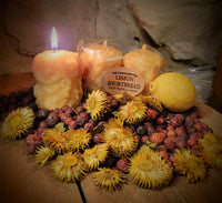 #TCSV9 Primitive "Lemon Shortbread" Votive Candles (Made In USA)
