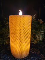 #HCPLR Primitive "Honeycomb" Battery Pillar Candles
