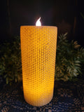 #HCPLR Primitive "Honeycomb" Battery Pillar Candles