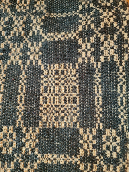 #PAFBT Primitive Autumn Frost Weave "Black & Tan"