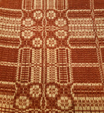 #PCT34 Yorktown Weave Cream And Pumpkin Textile