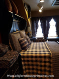 #BCS2 Primitive Black & Tan Check Bedding