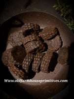 #PCCBF8 Primitive Chunky Beeswax Corn Cob Bowl Fillers (Made In USA)