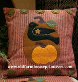#PLW0105 Fall Crowing Pillow