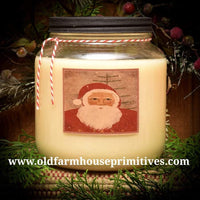 #HSCW5 Old Santa Cinnamon🎅 100% Soy Blend 64 Oz Jar Candle (Made In USA)
