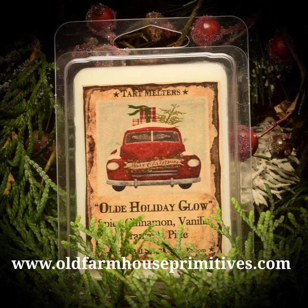 #HSCW16 Olde Holiday Glow 100% Soy Blend Melting Tarts (Made In USA)