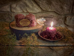 #TCSV7 Primitive "Cranberry Clove" Votive Candles (Made In USA)