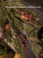 #CHCR19B Primitive Homestead Christmas Collection 19" Bush #1 Seller