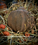 #BWXFP Primitive Scented Blackened Beeswax Jumbo Pumpkin 🎃 (Made In USA)